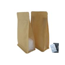 platte bodemzakken / Box Pouch met zipper (110+55x185mm) 100g