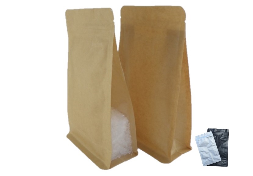platte bodemzakken / Box Pouch met zipper