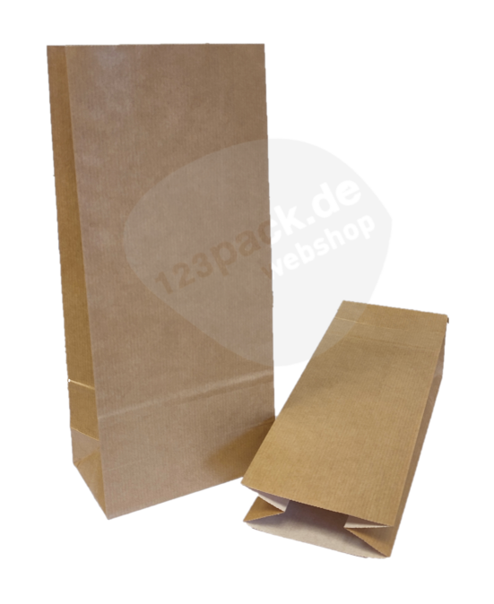 Blokbodemzakken kraftpapier 500 g