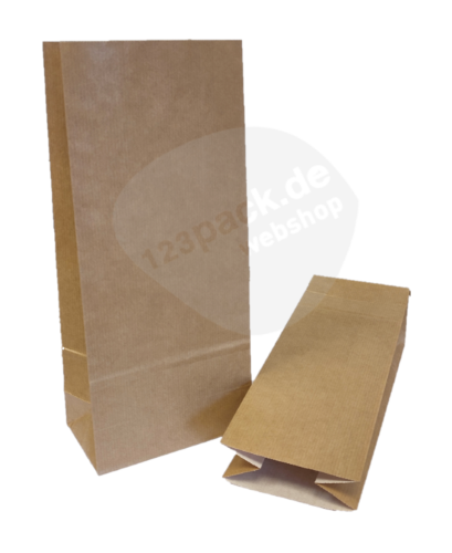 Blokbodemzakken kraftpapier 1000 g